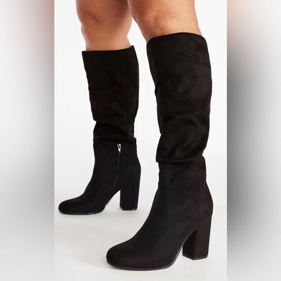 JUSTFAB - Leona Heeled Boot - Black - Picture 2 of 7